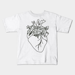 medical heart/anatomy/doctor/flowers/surgeon/ Kids T-Shirt